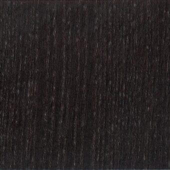 Wengé stained ash wood texture displaying a dark, vertical grain pattern with matte finish and subtle linear markings.